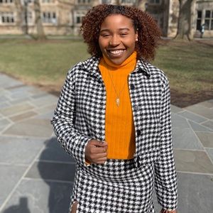 Black and White Checkered Blazer from ASOS